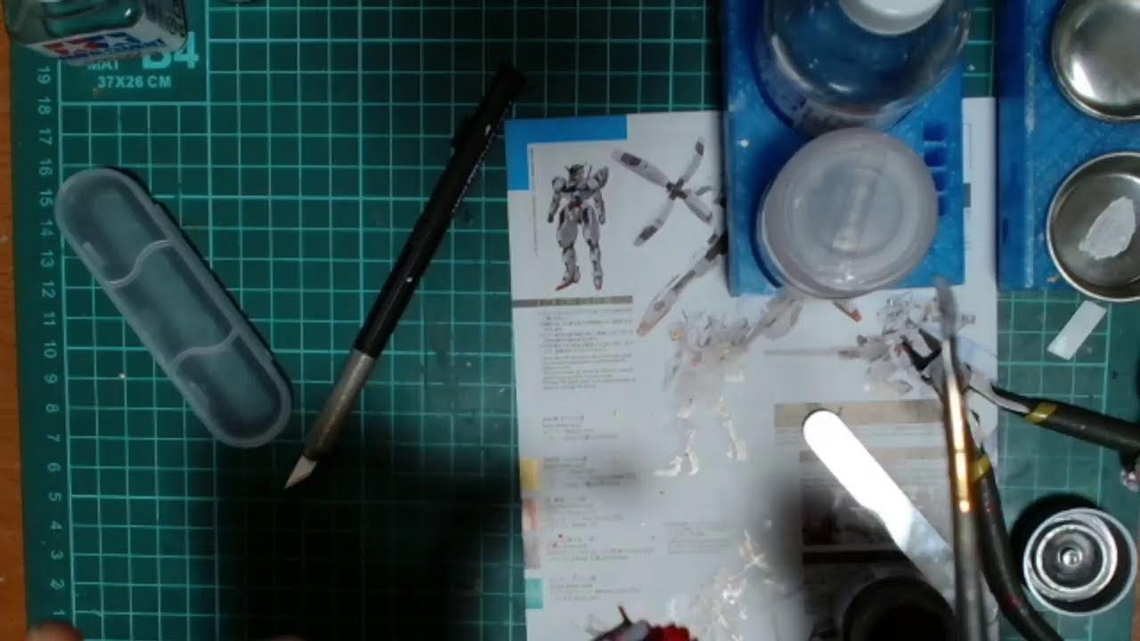 （ガンプラ）ガンダムベース限定　クリアキャリバーンを作る　その2（ウルトラ)