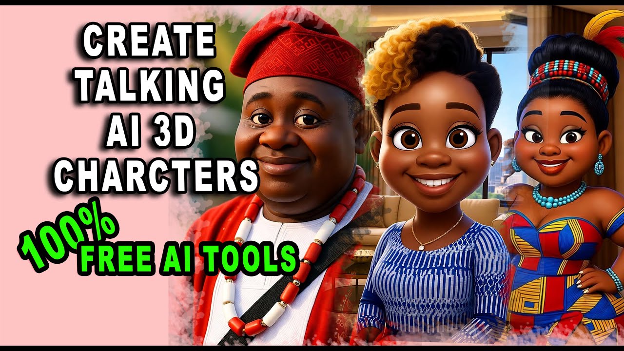 How to create Talking 3D Characters Using FREE AI TOOLS (Easy Methods) Better Than Google Veo 3