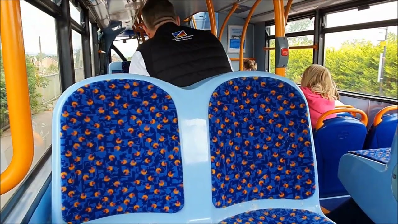 Route 39: Stagecoach Fife: 19314 (AE07KZR) Dennis Trident II/ Enviro400