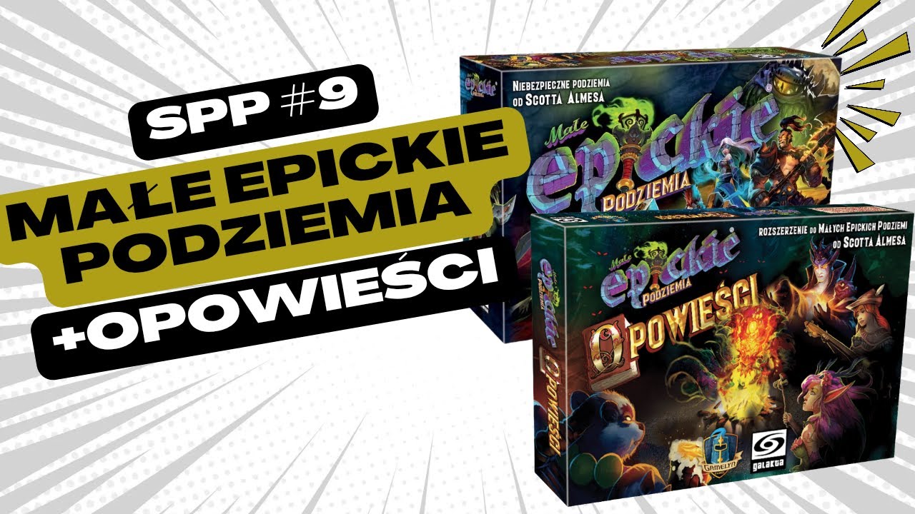 Z pochodnią wśród goblinów- Małe Epickie Podziemia+Opowieści | Rozgrywka solo | Sam Przy Planszy #9