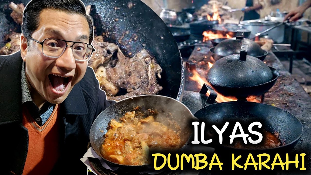 Ilyas Dumba Karahi | Best Mutton Karahi Tikka | Lahore Street Food | New Branch in DHA | Episode 32