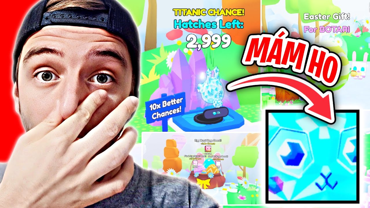 ZÍSKAL JSEM *TITANICA* HNED CO JSEM ZAPNUL VELIKONOČNÍ EVENT! 😱 EGG HUNT A DALŠÍ... | Pet Sim Update