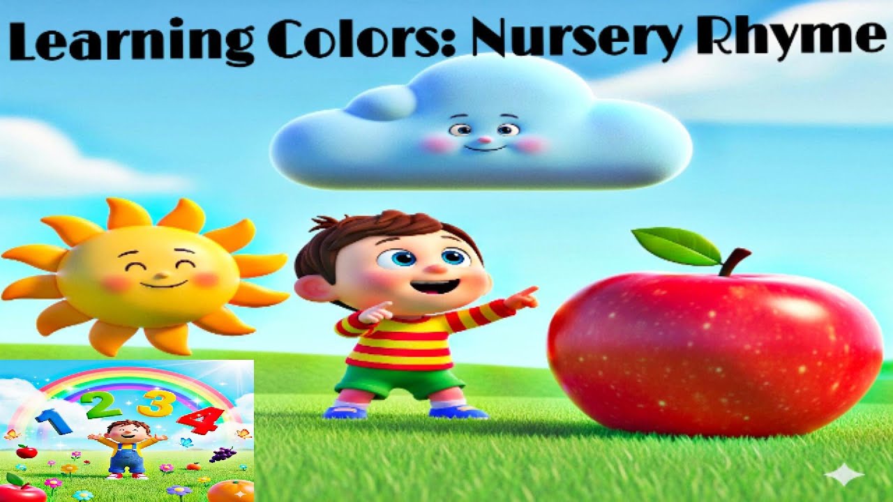 Learning Colors: Nursery Rhyme | رنگ سیکھیں: نرسری نظم | रंग सीखें: नर्सरी कविता