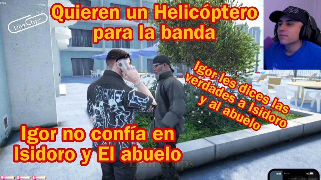 Igor no confía en Isidoro y el abuelo, quieren un Helicóptero para los Sweet Dreams #marbella #gta