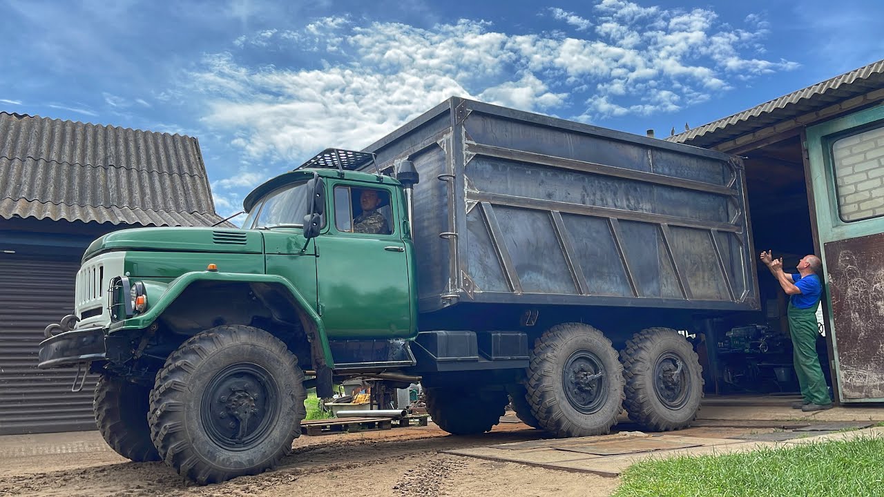 Кузов ЗІЛ 131( двигун Mercedes OM366), завершення роботи, перший виїзд, деталі