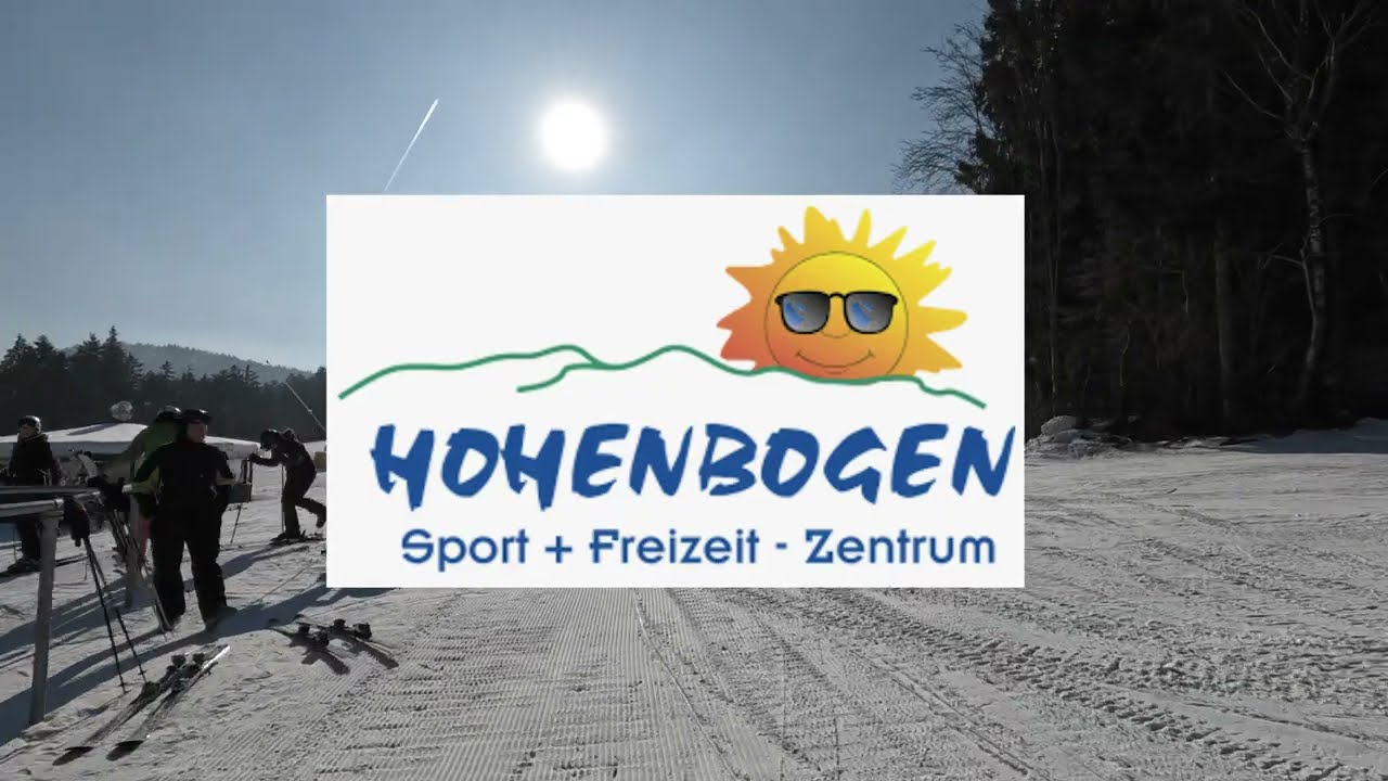 Mit dem Motorschlitten über die Skipiste der Hohenbogenbahn