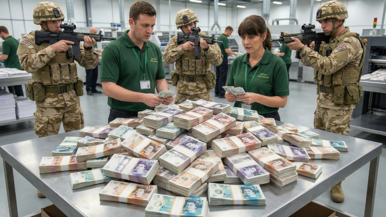 Inside the Pound Printing Factory: How the UK Makes Its Currency (Full Process)
