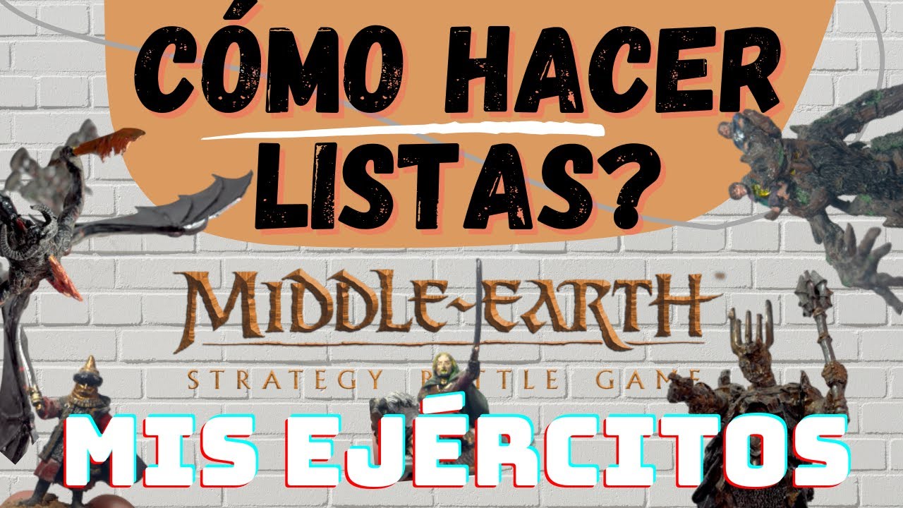 C&oacute;mo hacer LISTAS de El se&ntilde;or de los anillos 📋 | #middleearth  #esdla  #warhammer
