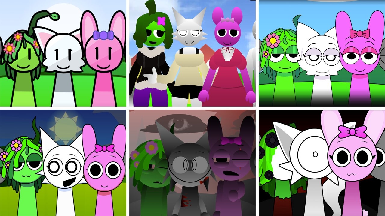Incredibox - Sprunki but ONLY SPRUNKI GIRLS in ALL Different Mods
