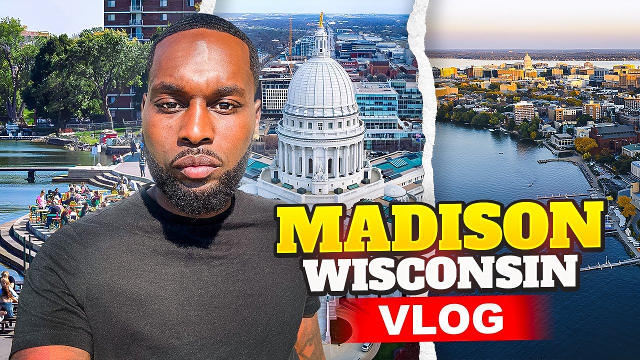 MADISON WISCONSIN TRAVEL VLOG 🚴🏾‍♂️