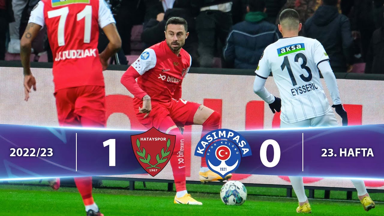 Hatayspor 1-0 Kasımpaşa - Highlights/Özet | Spor Toto Süper Lig - 2022/23