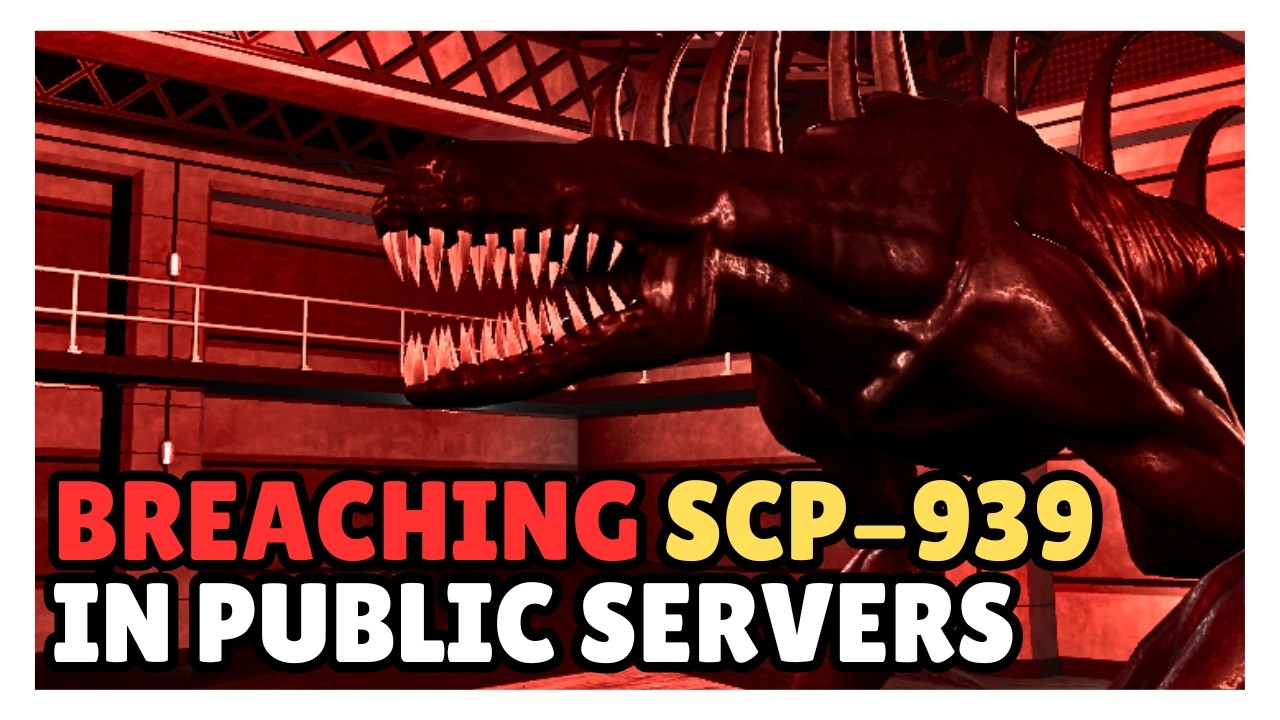 Взлом SCP-939 на общедоступных серверах в SCP: Ролевая игра!