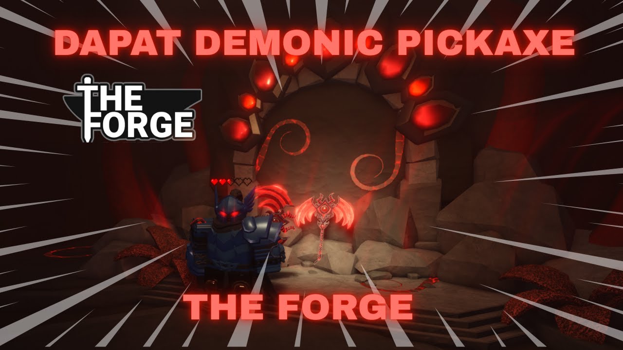 AKHIRNYA DAPAT DEMONIC PICKAXE DIAKUNN INI GES!!! | THE FORGE INDONESIA 👿👿
