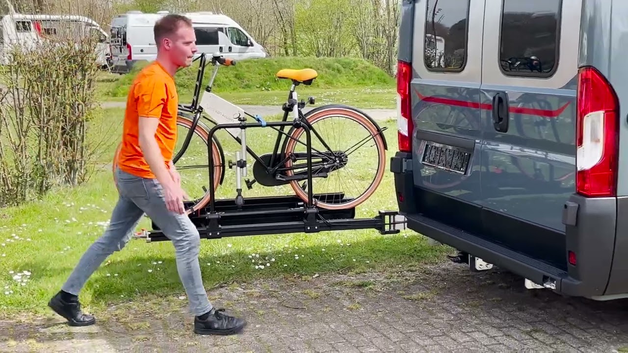 Gebruik Busbiker Fietsendrager