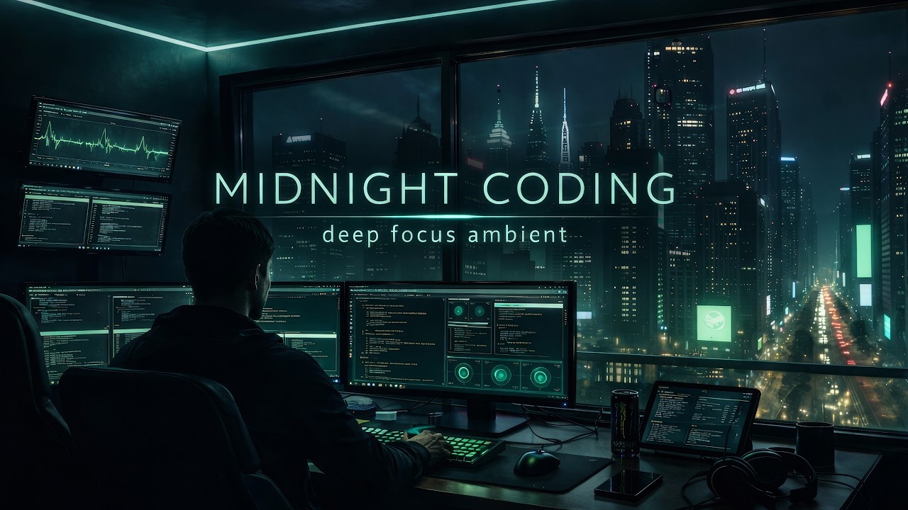 Midnight Coding ⭐ Deep Focus Ambient for Programmers
