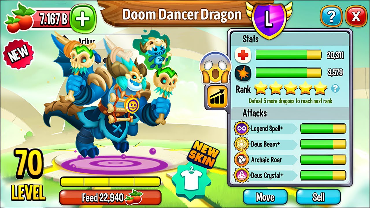 Dragon City: Doom Dancer Dragon, NEW LEGENDARY | EXCLUSIVE DRAGON 2025 😱