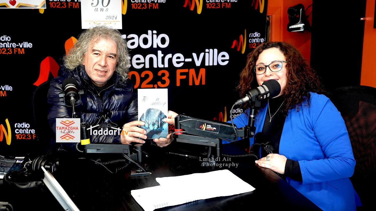 ZEDEK MOULOUD, Roman ''TIƔILT N UMADAƔ'', interviewé par l'écrivaine LYNDA KOUDACHE - Taddart tv