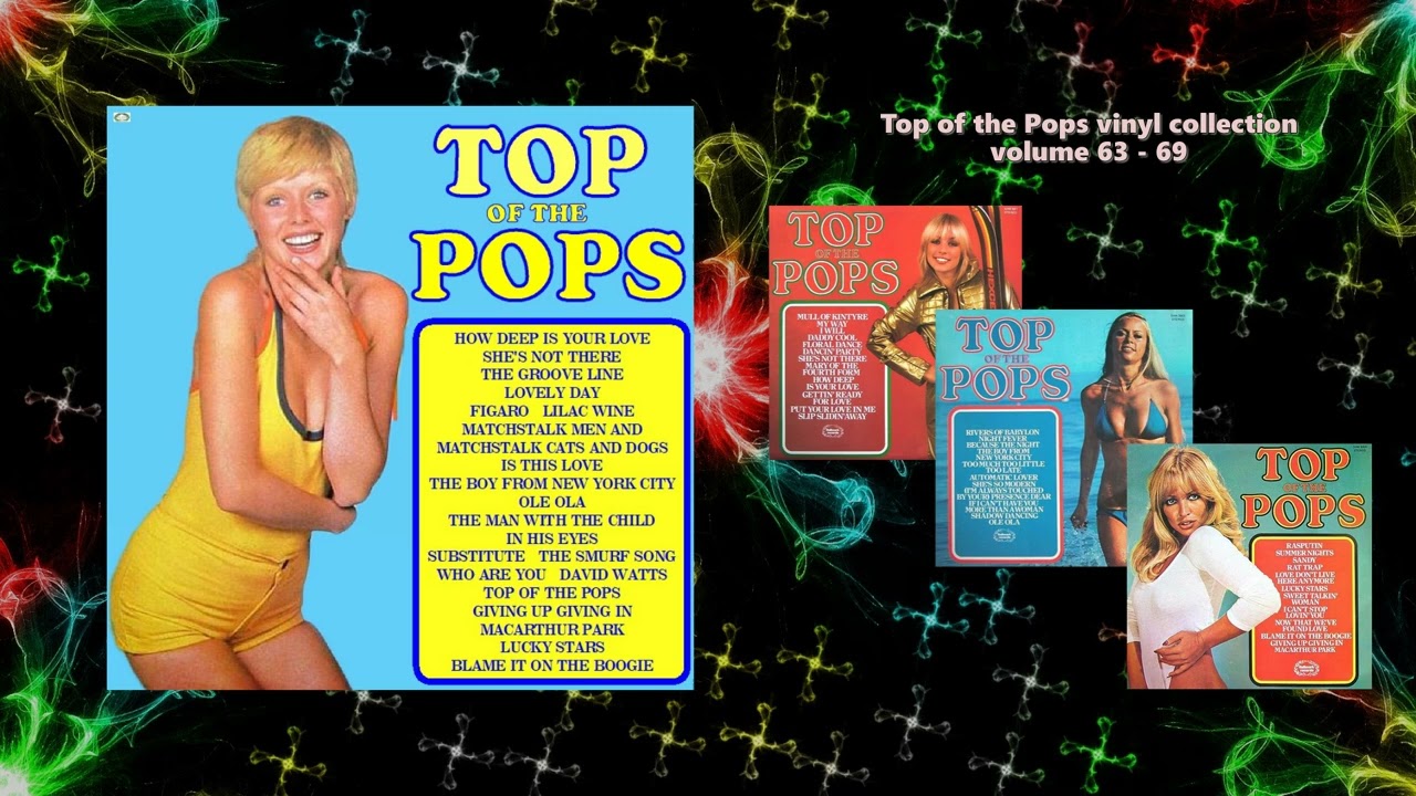 Top of the Pops Best Of Vinyl Records Collection Vol. 63-69 - 70s Greatest Hits - 70s Pop Songs