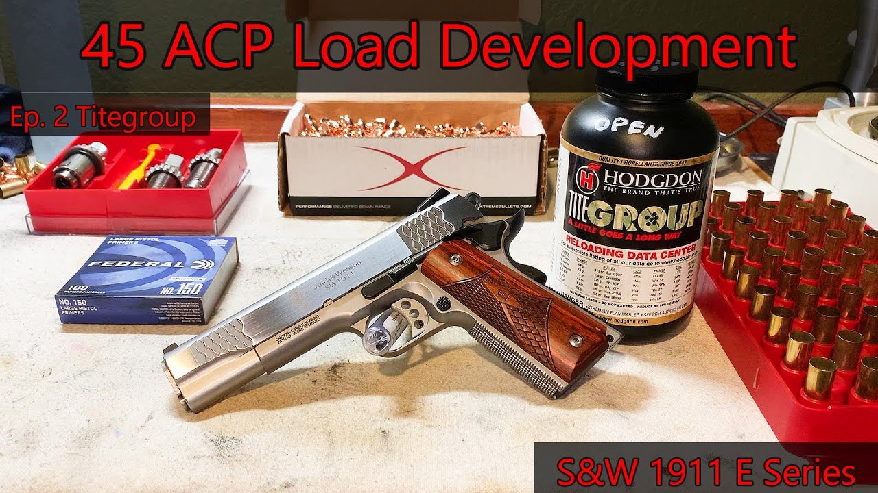 Разработка патронов 45 ACP, эпизод 2: пули 200gr RN и Titegroup.