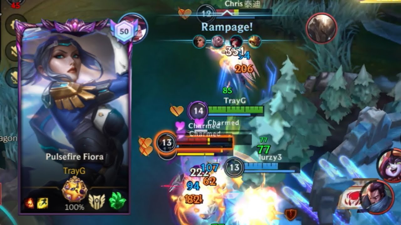 WILD RIFT FIORA | TOP 50 Fiora gameplay