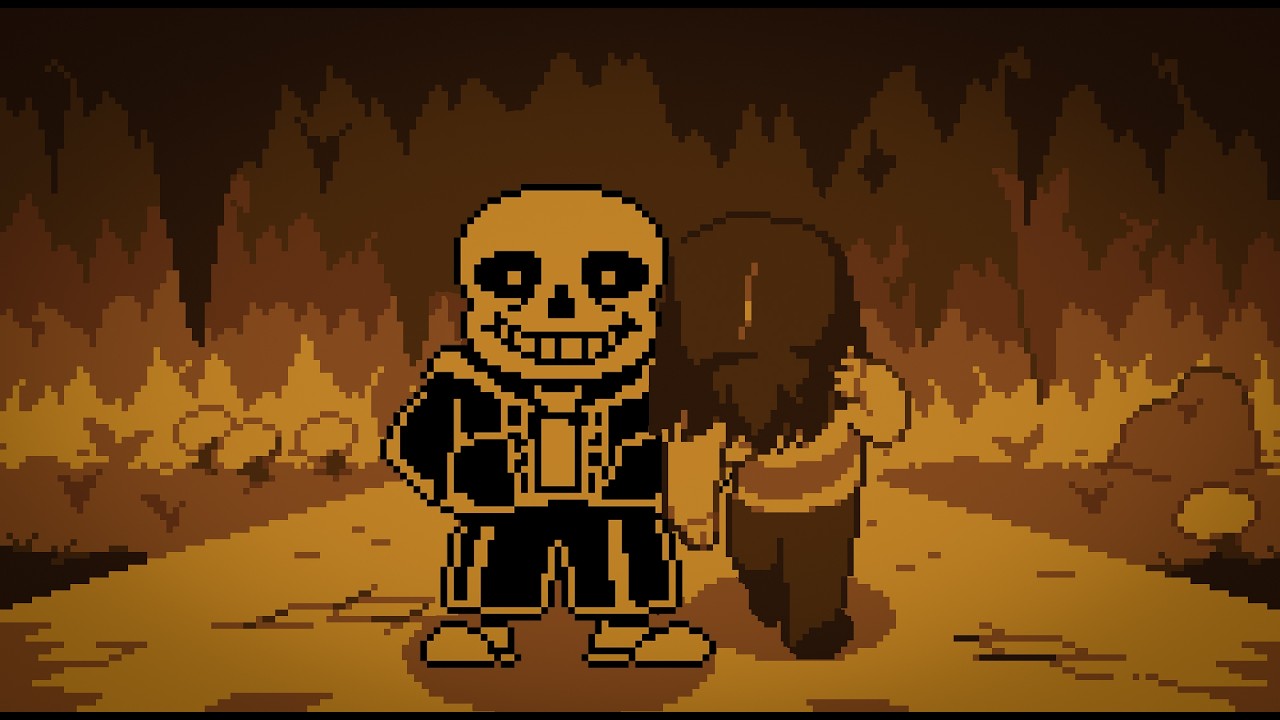 Undertale, mas o Sans adota uma criança psicopata