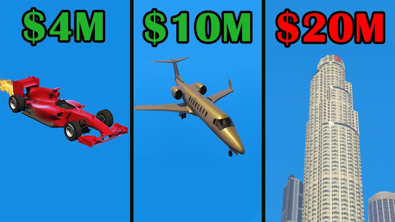 Comprando lo m&aacute;s caro de GTA 5 ONLINE