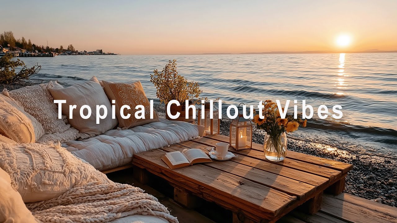 Sunset Lakeside Serenity | Chillout Lounge Music for Relax & Unwind | Cozy Escape Vibes 2024