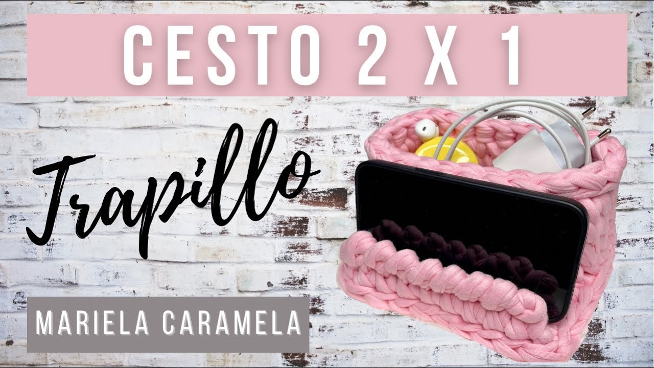 PORTA Móvil Horizontal / CESTO de TRAPILLO Multiusos 2 X 1