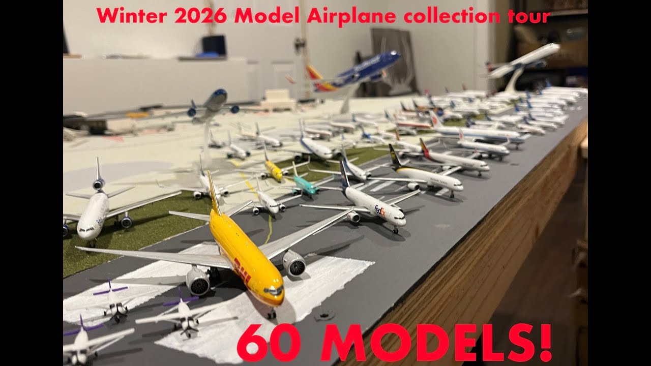 (OVER 60 MODELS!) Model Airplane Collection Update (Winter ‘26)