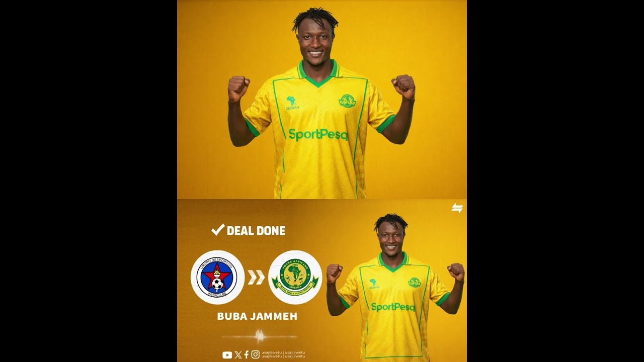 ✅️𝗗𝗘𝗔𝗟 𝗗𝗢𝗡𝗘:  YANGA WAKAMILISHA USAJILI WA WINGA HATARI BUBA JAMMEH