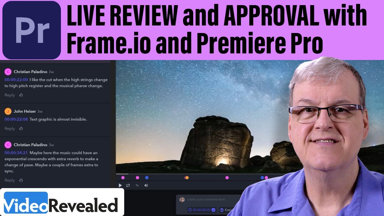 LIVE REVIEW and APPROVAL with Frame.io and Premiere Pro
