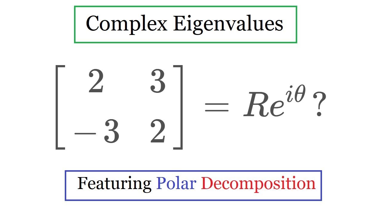 Complex eigenvalues