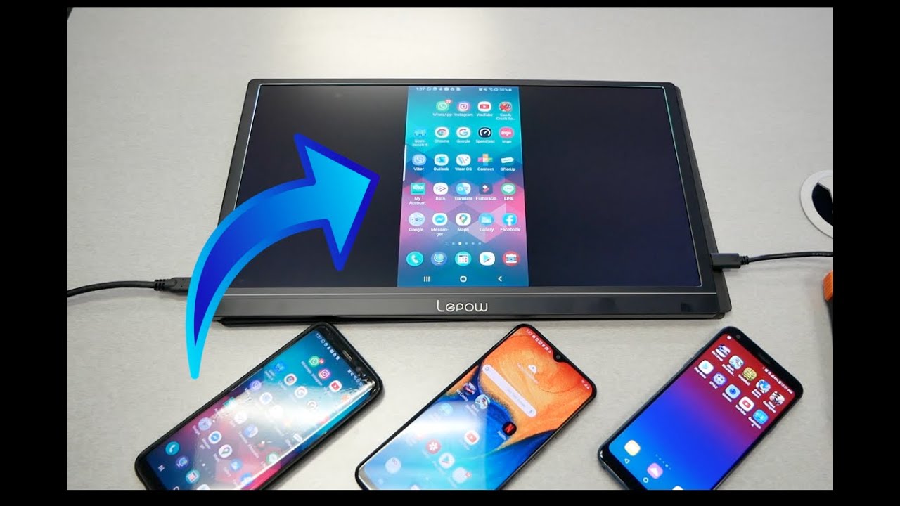 2020 Lepow Z1 Portable Monitor For your Smartphone