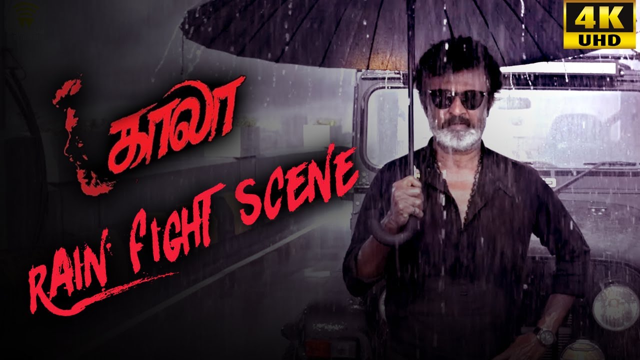 Kaala (Tamil) - Rain Fight Scene | Rajinikanth | Nana Patekar | Huma Qureshi | 4K [with Subs]