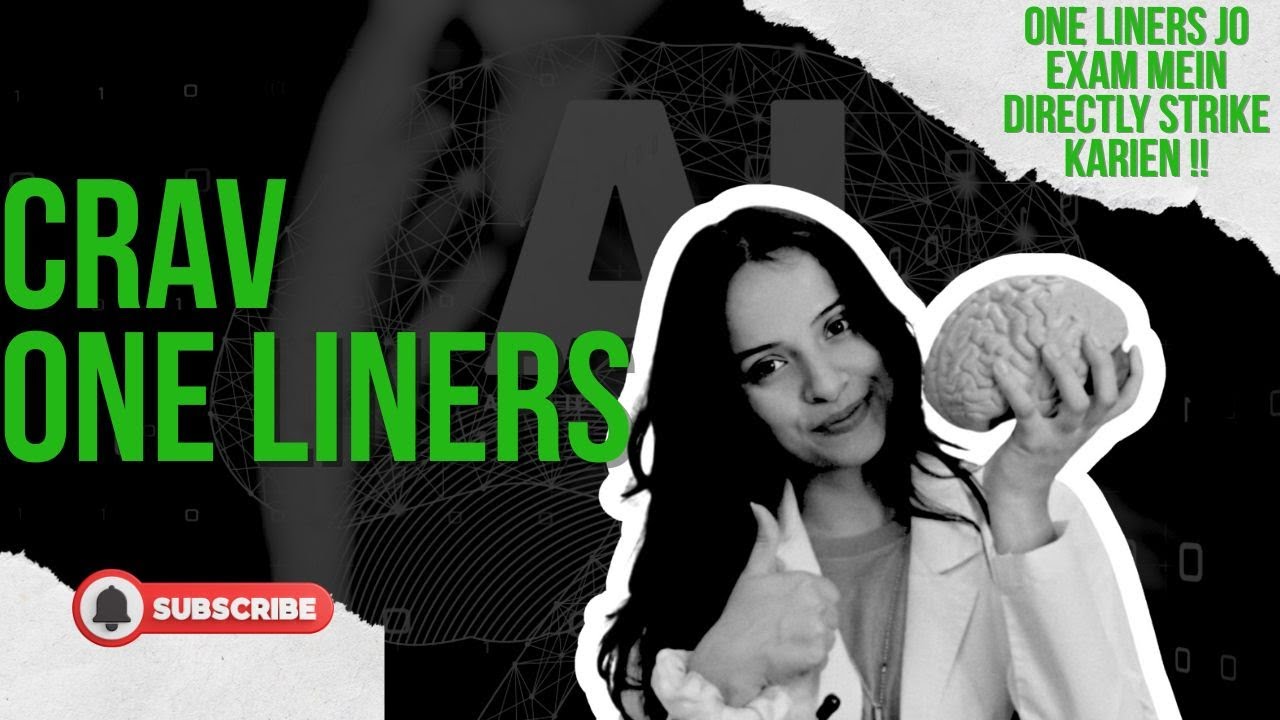 Don't Skip These! CRAV Entrance Exam Important One-Liners & Points #bams #ayuscholar #cravexam