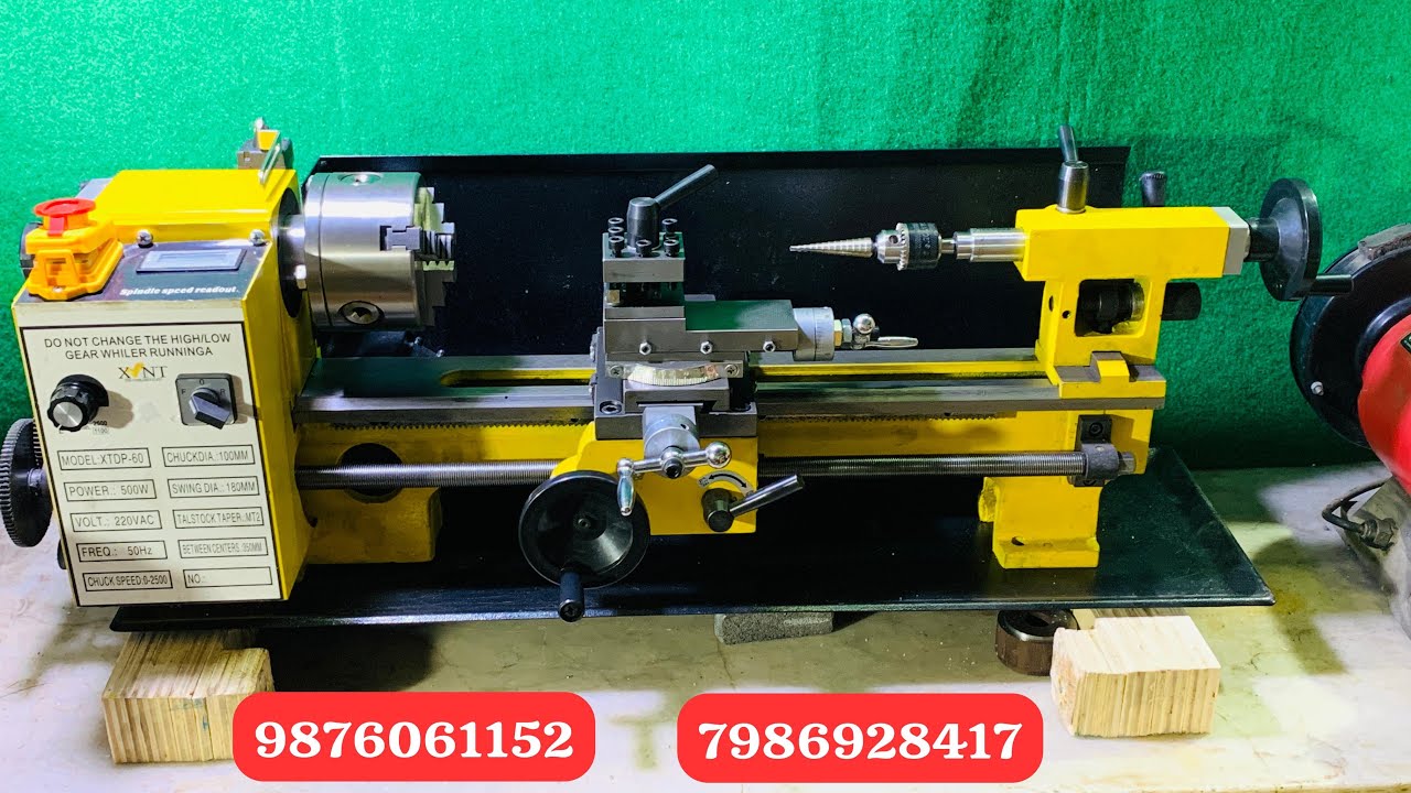 MINI METAL CUTTING BENCH LATHE MACHINE ( 30" )