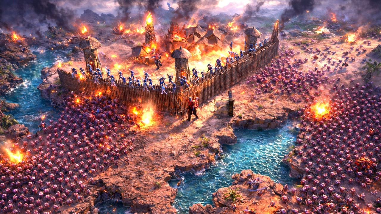 EPIC Last Stand Never Ending Invasions - Here Comes The Swarm Gameplay (PC/UHD)