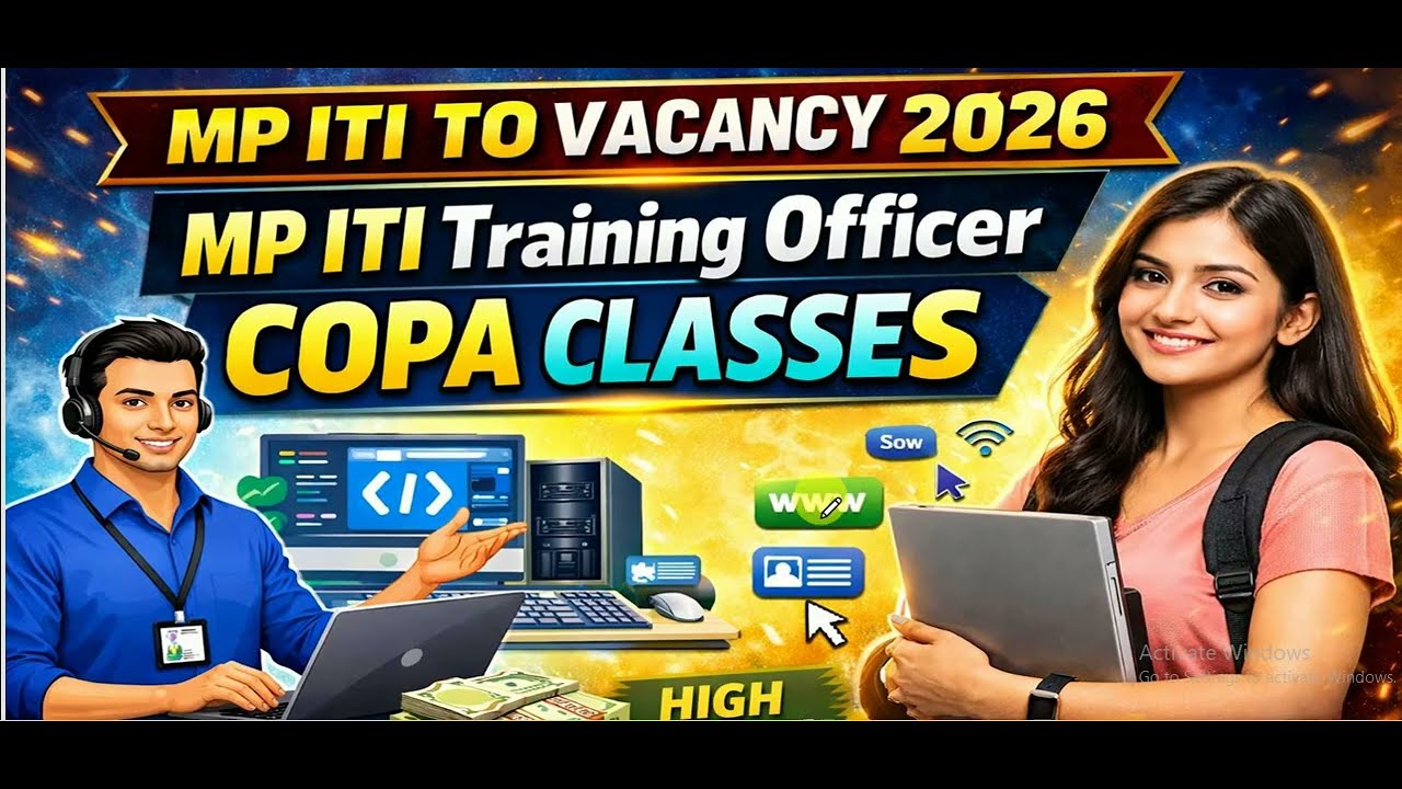 ITI COPA TO(Training Officer) Questions collect from Previous Years Question Papers