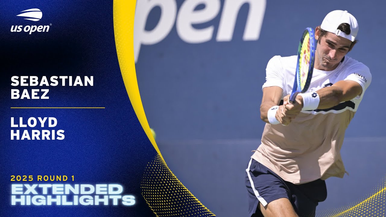 Sebastian Baez vs. Lloyd Harris Extended Highlights | 2025 US Open Round 1
