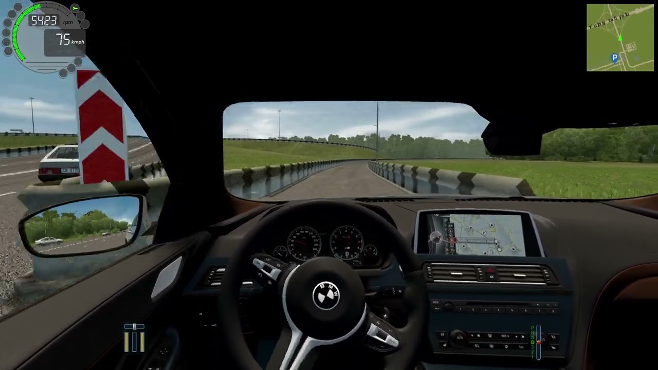 BMW M6 | City Car Driving | Logitech G29