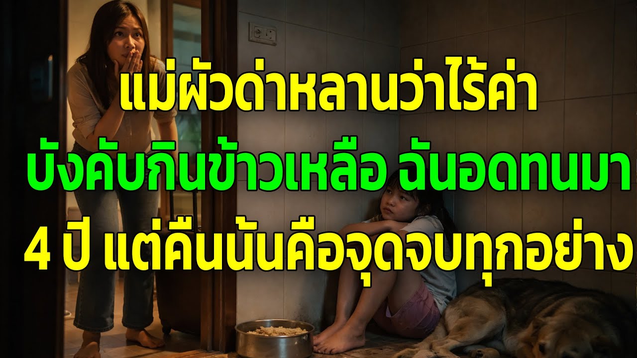 แม่ผัวด่าหลานว่าไร้ค่า บังคับกินข้าวเหลือ ฉันอดทนมา 4 ปี แต่คืนนั้นคือจุดจบทุกอย่าง