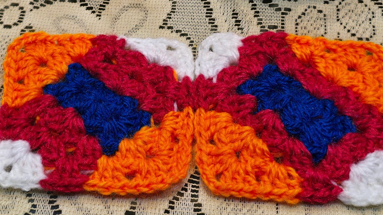 Crochet a VERY EASY Granny spuare for Beginners 👌