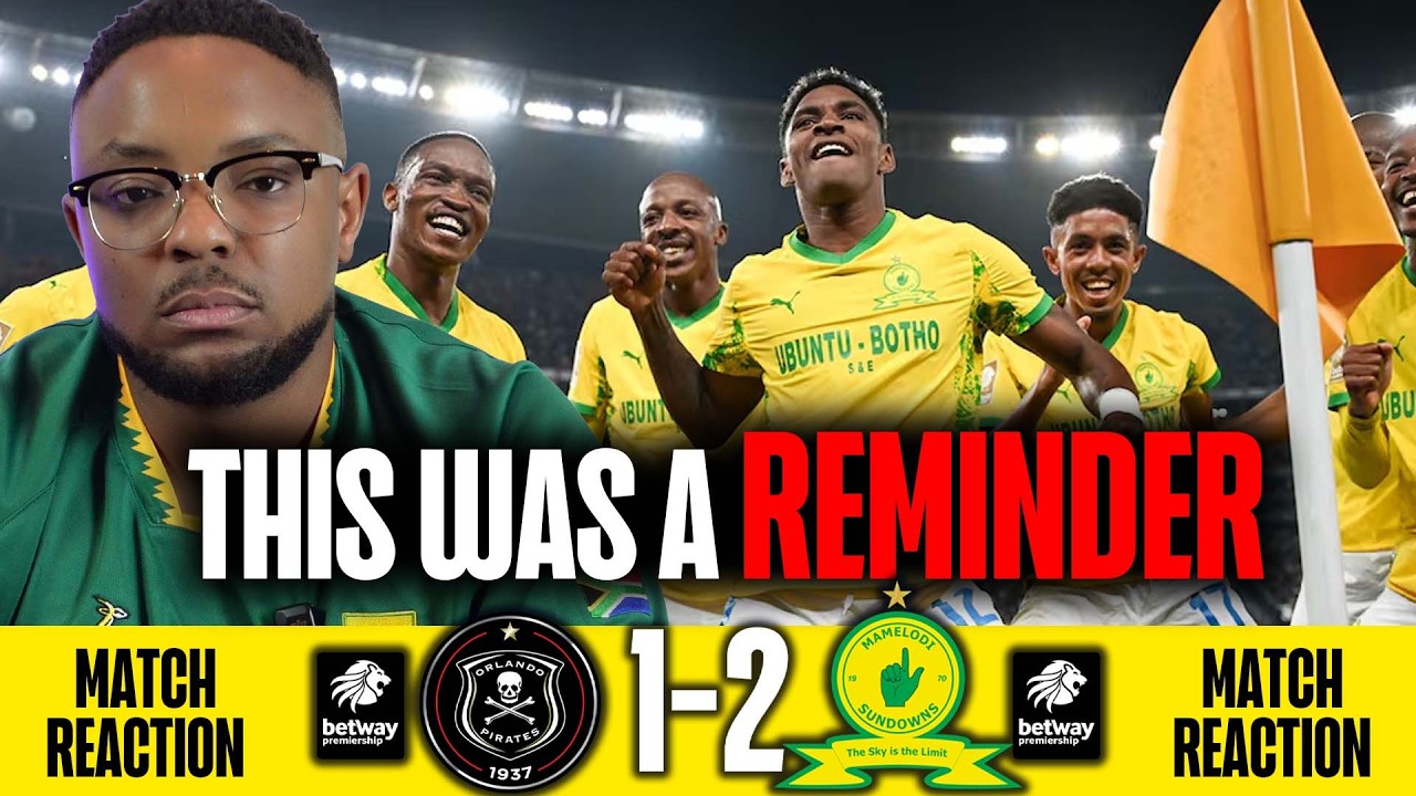 «Пираты» не на уровне «Сандаунс»❗ «Орландо Пираты» 3-0 «Мамелоди Сандаунс» | #betwaypremiership