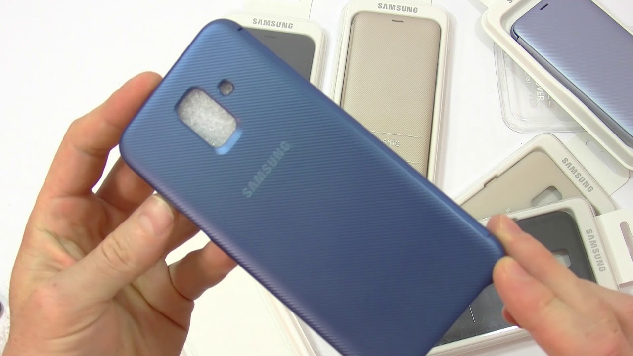 Unboxing Samsung Galaxy A6 2018 Sn-A600 e Review Wallet e Dual Layer cover