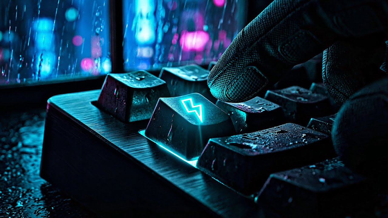 ZERO DISTRACTIONS ⚡ | 1 Hour Rainy Neon Focus Soundscape