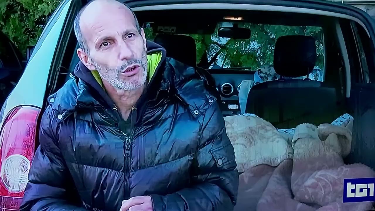 il caso del sig. Cadoni di Legnano, costretto a vivere in macchina con la famiglia, approda su Tg1