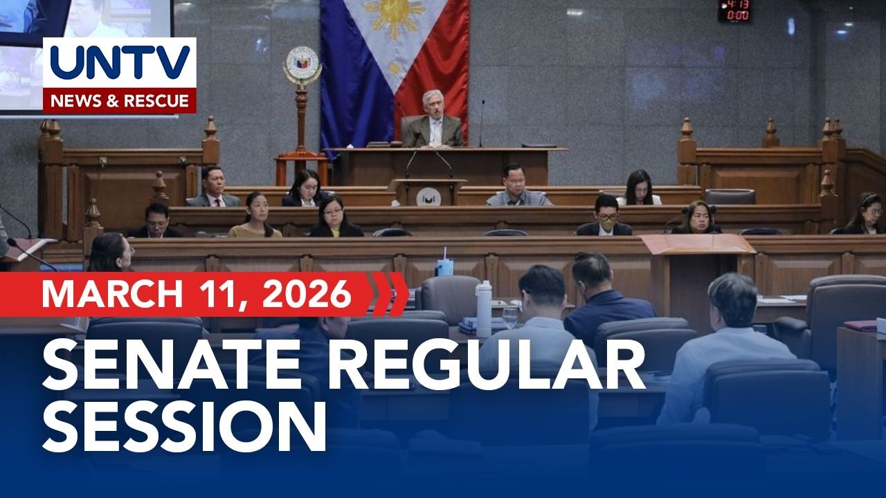LIVE: Senate regular session | March 11, 2026