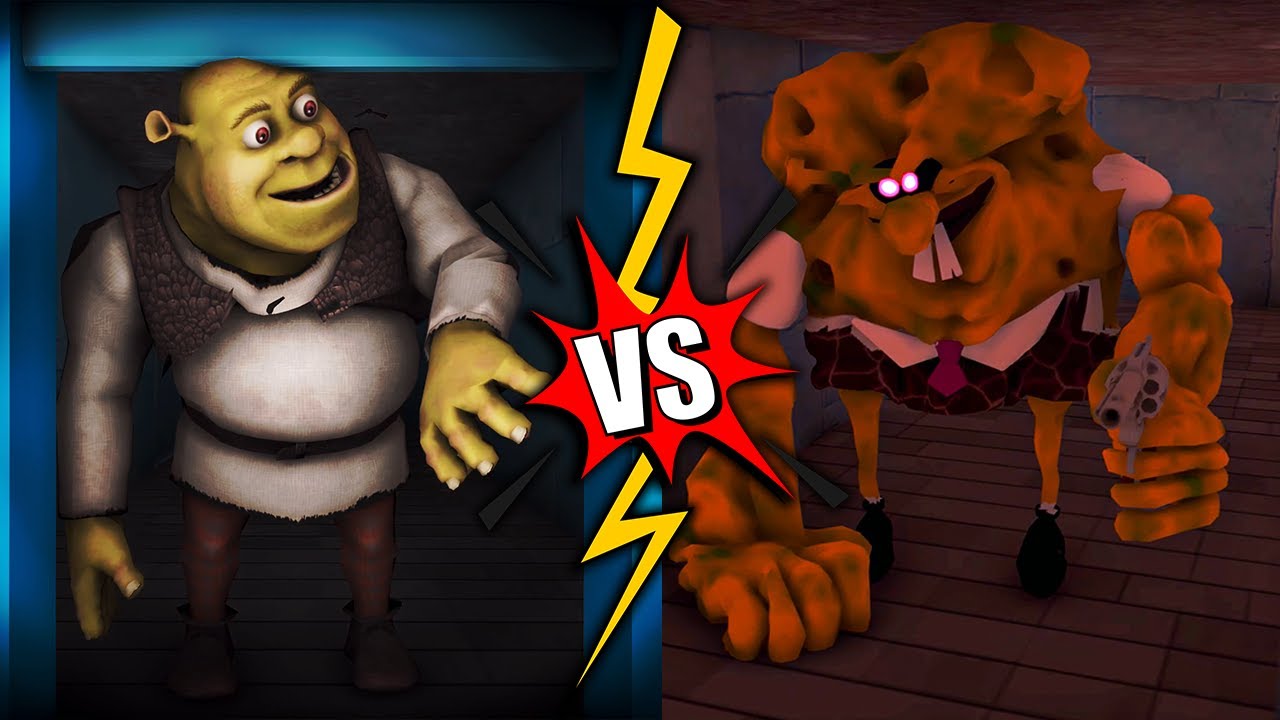 WHO WINS IN A FIGHT SHREK OR SPONGEBOB?!
