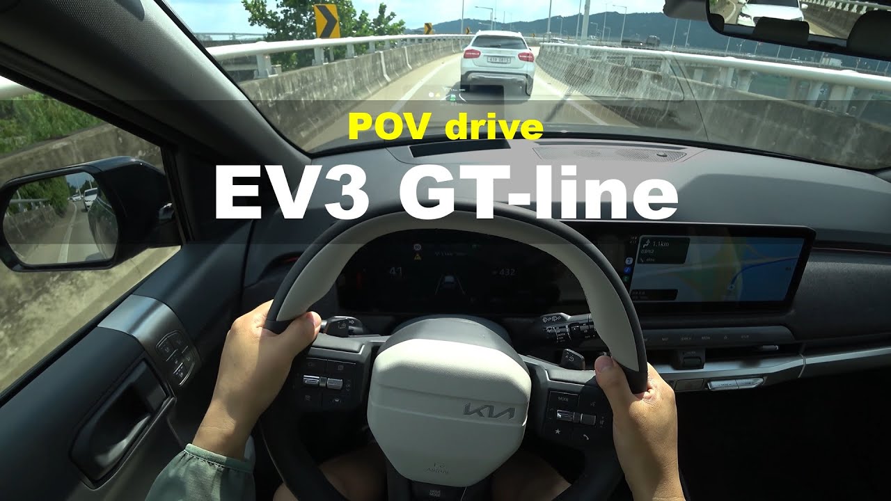 2024 KIA EV3 GT line long-range 2WD POV drive
