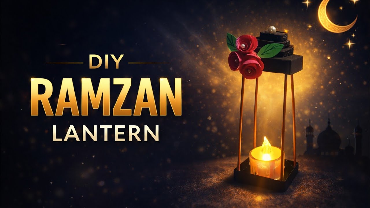 DIY Ramazan Lantern || Ramadan Mubarak || Ramadan decore idea || Ramazancraft @theartfulfairies1547